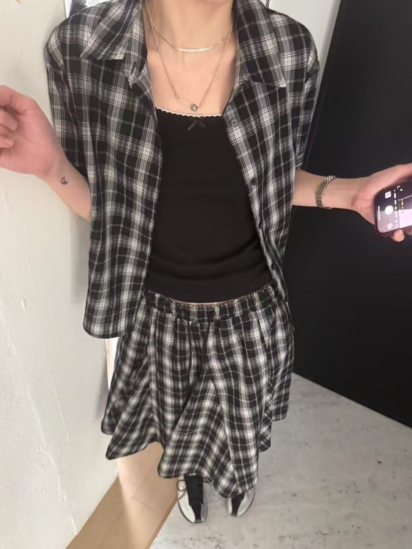 MINIMUZE韓國直郵㊣東大門實拍女裝新款人氣時尚襯衫蕾絲衫MINIMUZE襯衫/蕾絲衫