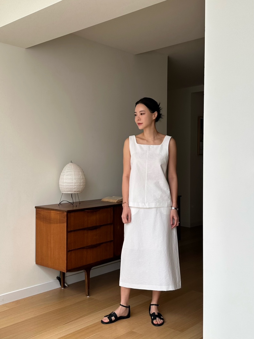LE VASE韓國㊣直郵東大門代購女裝新品25春夏熱賣推薦長裙LE VASE長裙
