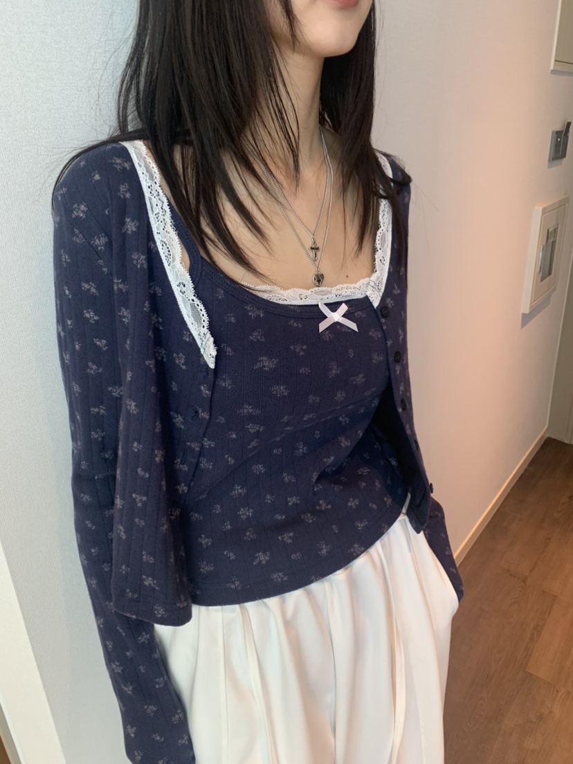 BADCALM直郵韓國代購㊣女裝新款熱賣休閑人氣25春夏推薦針織衫BADCALM針織衫