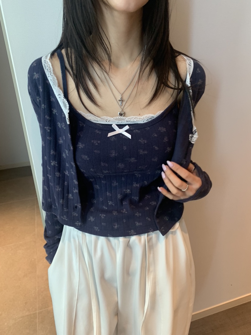 BADCALM直郵韓國代購㊣女裝新款熱賣休閑人氣25春夏推薦針織衫BADCALM針織衫