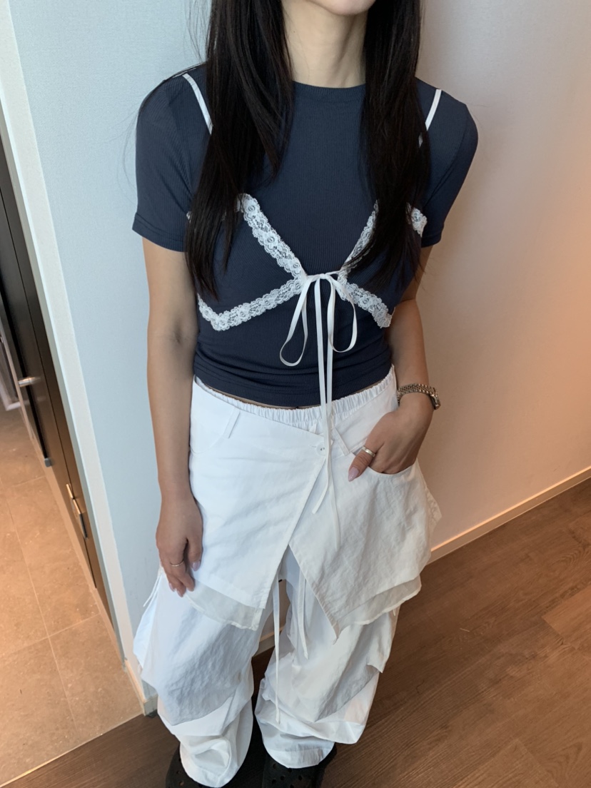 BADCALM直郵韓國代購㊣女裝新款人氣25春夏休閑熱賣時尚T恤BADCALMT恤