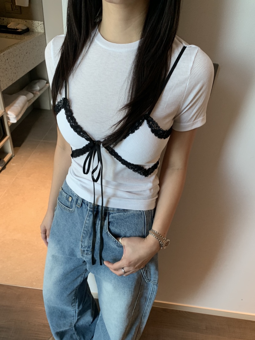 BADCALM直郵韓國代購㊣女裝新款人氣25春夏休閑熱賣時尚T恤BADCALMT恤