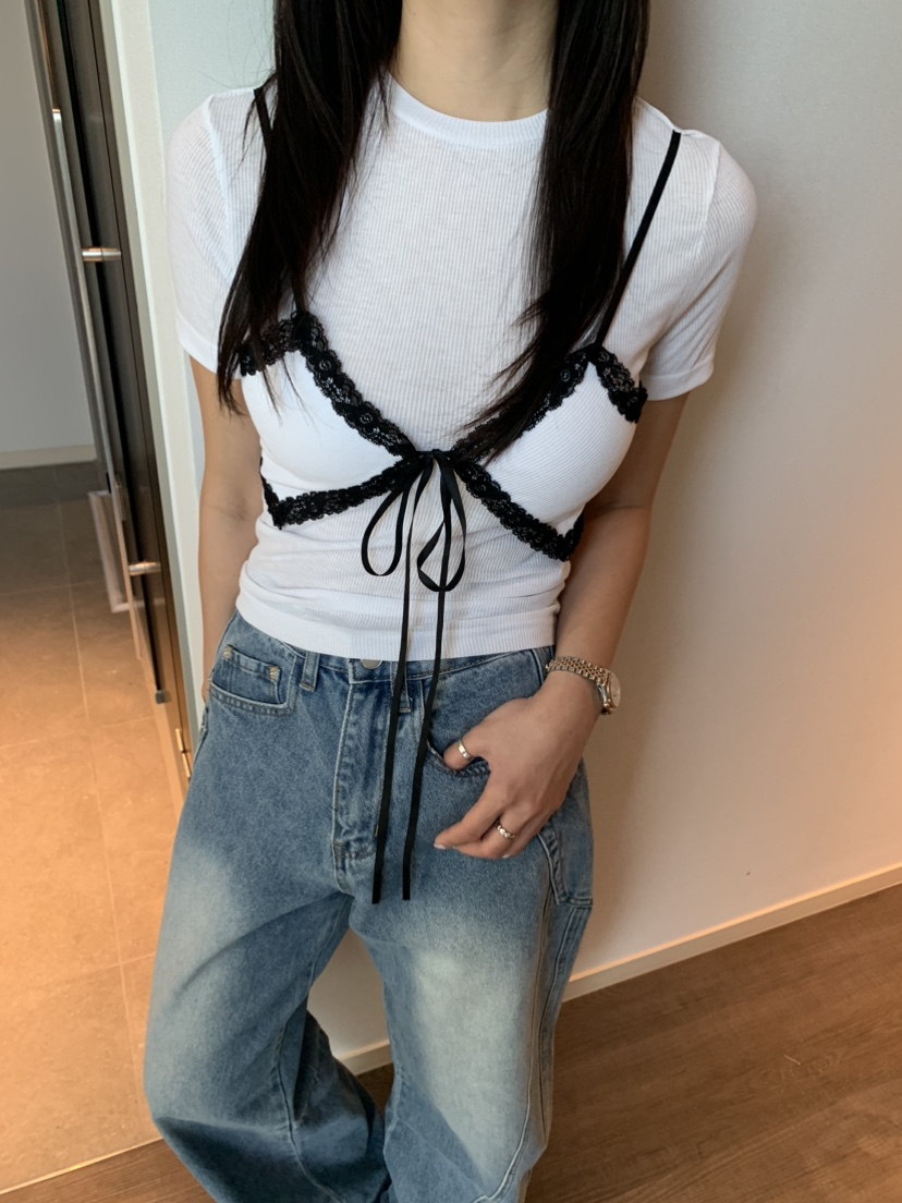 BADCALM直郵韓國代購㊣女裝新款人氣25春夏休閑熱賣時尚T恤BADCALMT恤