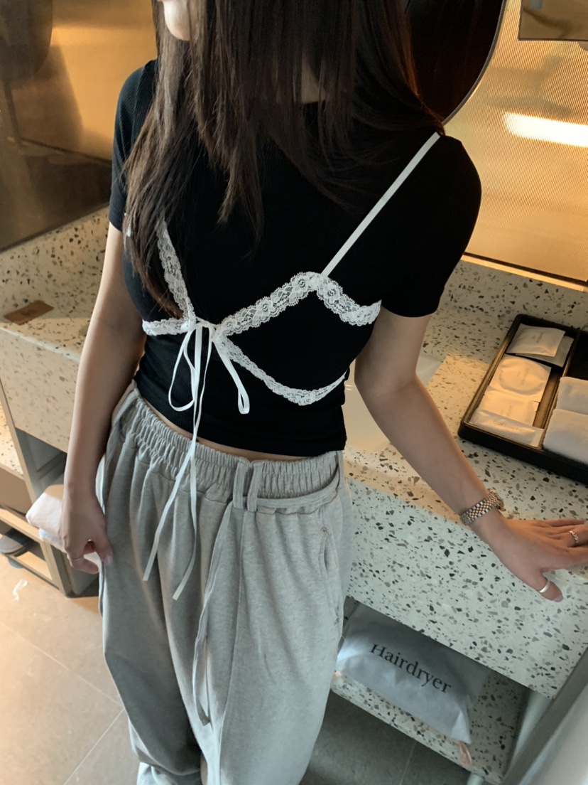 BADCALM直郵韓國代購㊣女裝新款人氣25春夏休閑熱賣時尚T恤BADCALMT恤