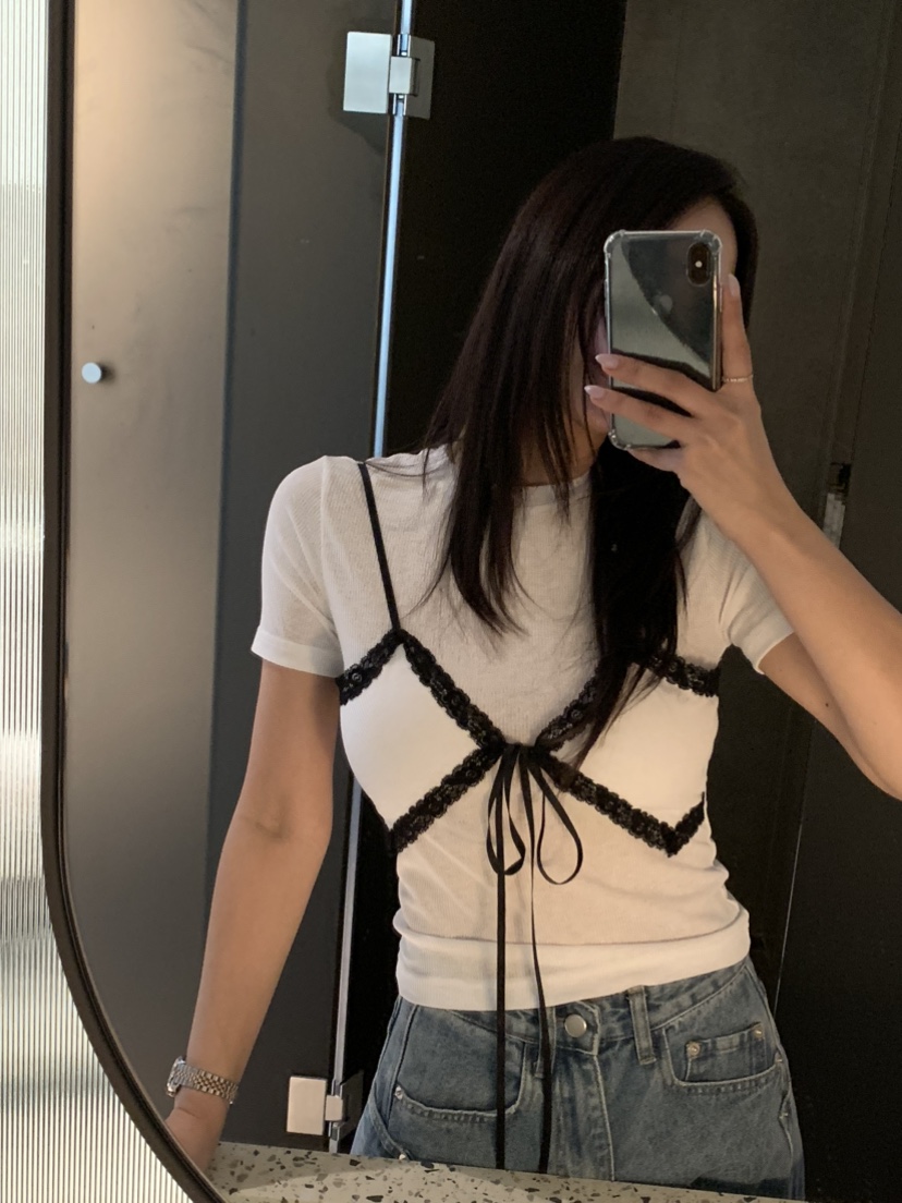 BADCALM直郵韓國代購㊣女裝新款人氣25春夏休閑熱賣時尚T恤BADCALMT恤