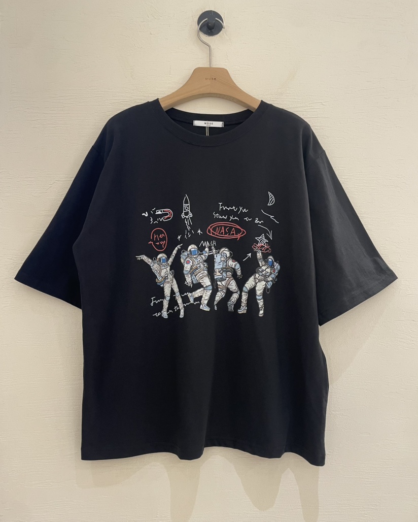 MUSE-P韓國㊣直郵東大門代購女裝新品休閑25春夏人氣推薦T恤MUSE-PT恤圖色2