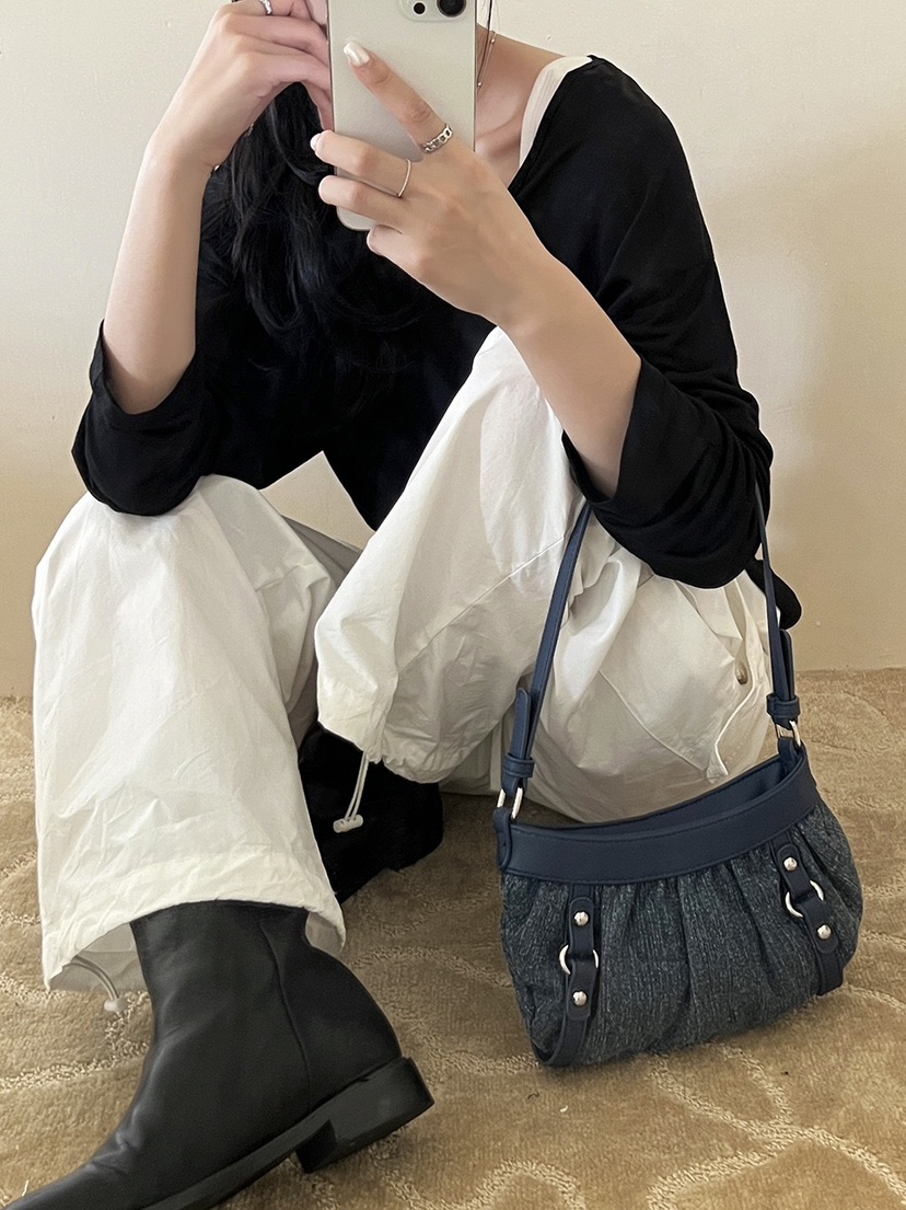 POSH BLUE直郵韓國代購㊣女裝新品人氣時尚休閑手拿包腋下包POSH BLUE手拿包/腋下包