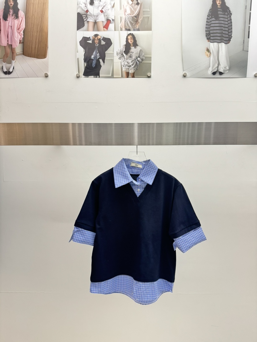 AMOOD韓國直郵㊣東大門實拍女裝新品時尚休閑25春夏推薦T恤AMOODT恤圖色3