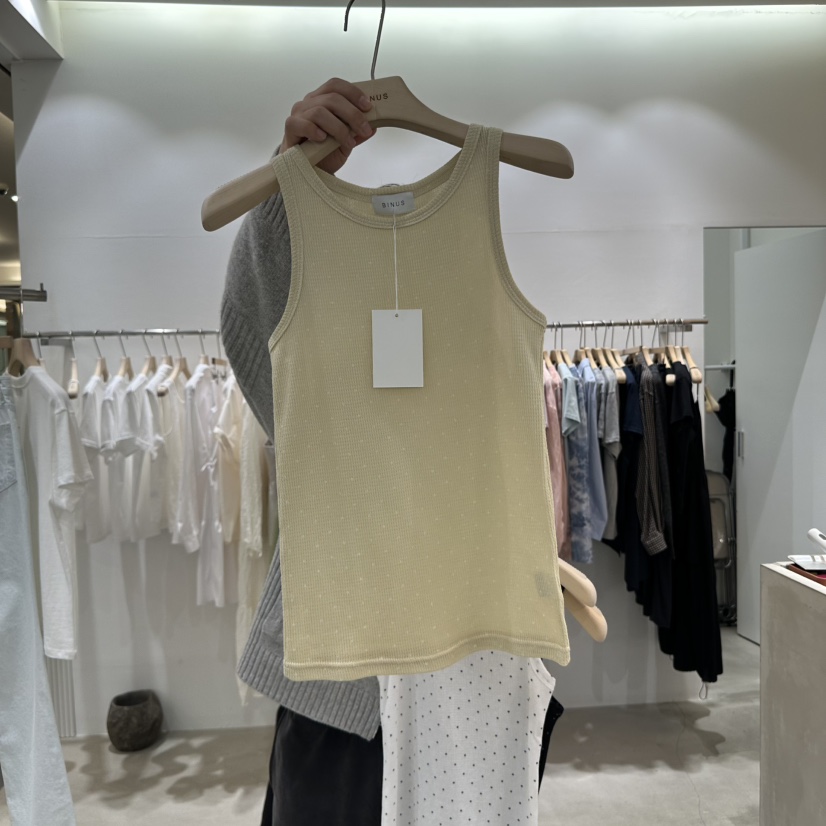BINUS直郵韓國代購㊣女裝新款推薦時尚休閑25春夏熱賣吊帶背心BINUS吊帶/背心圖色2