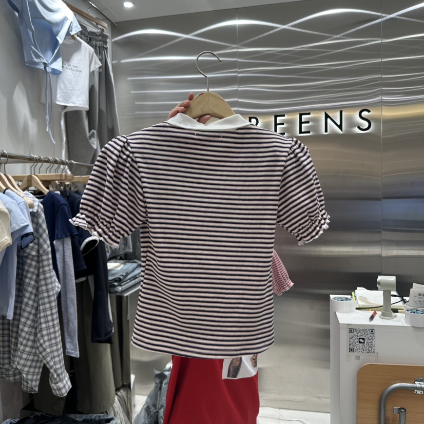 BEENS直郵韓國代購㊣女裝新品25春夏休閑人氣時尚推薦熱賣T恤BEENST恤