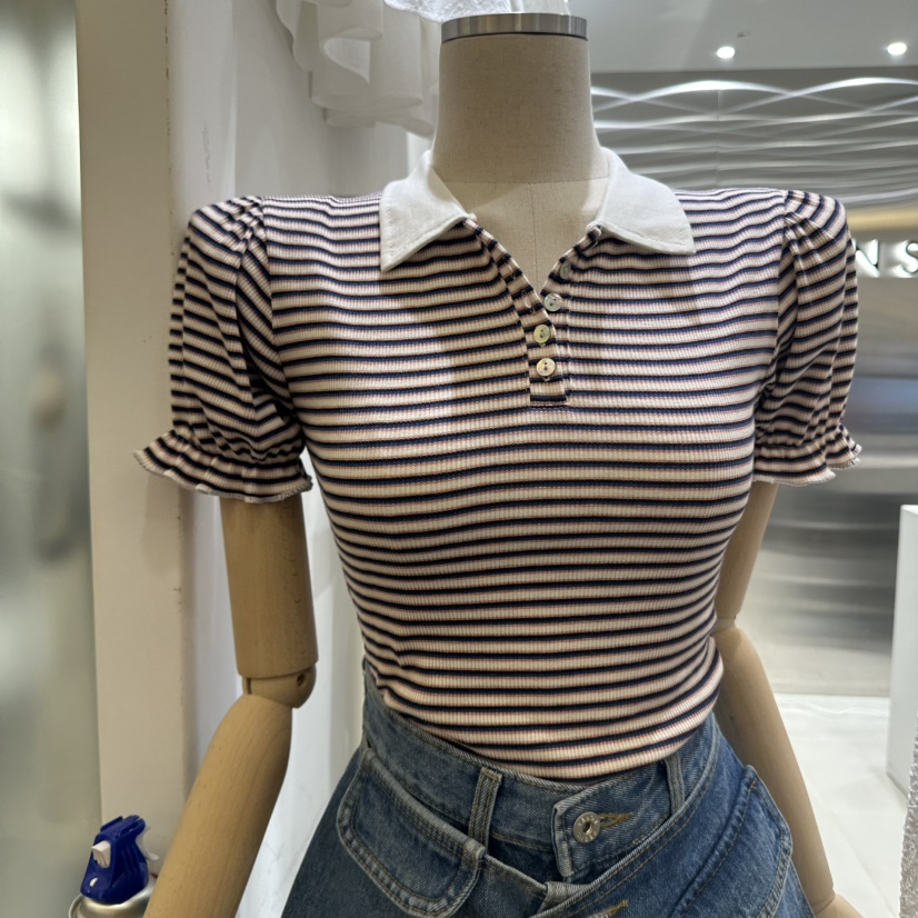 BEENS直郵韓國代購㊣女裝新品25春夏休閑人氣時尚推薦熱賣T恤BEENST恤圖色3