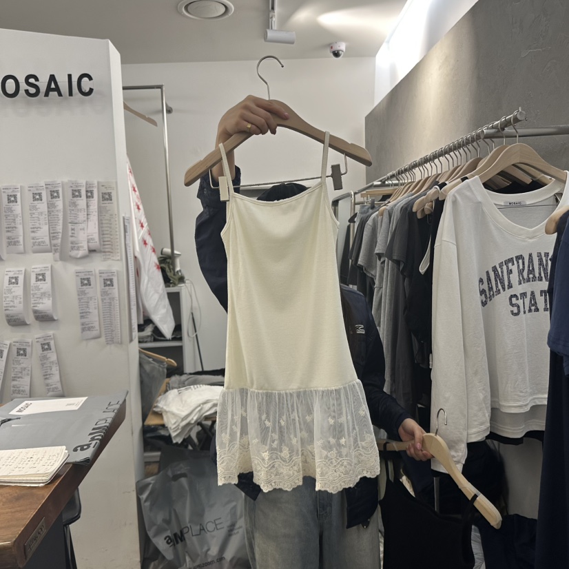 MOSAIC韓國直郵㊣女裝新品25春夏熱賣人氣時尚推薦吊帶背心MOSAIC吊帶/背心