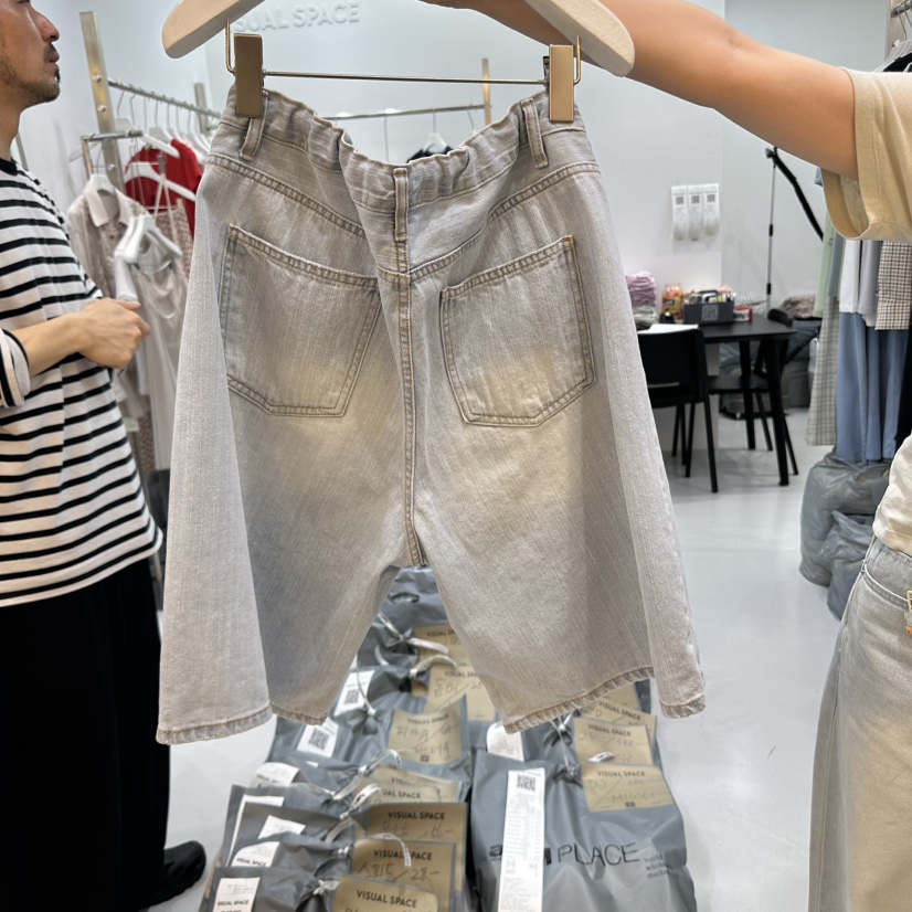 VISUAL SPACE韓國㊣直郵東大門代購女裝新品人氣推薦休閑短褲VISUAL SPACE短褲