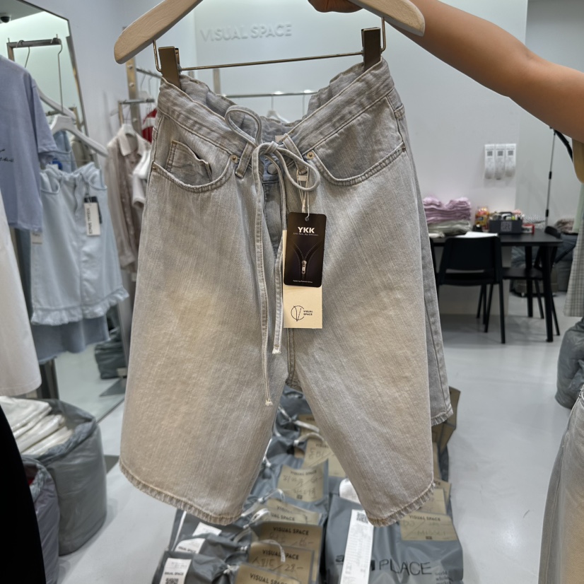 VISUAL SPACE韓國㊣直郵東大門代購女裝新品人氣推薦休閑短褲VISUAL SPACE短褲