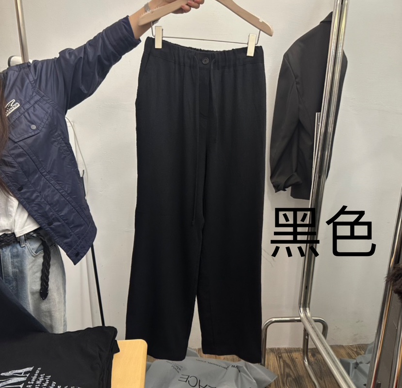 MOSAIC韓國直郵㊣女裝新品推薦25春夏熱賣人氣休閑休閑褲亞麻MOSAIC休閑褲圖色2