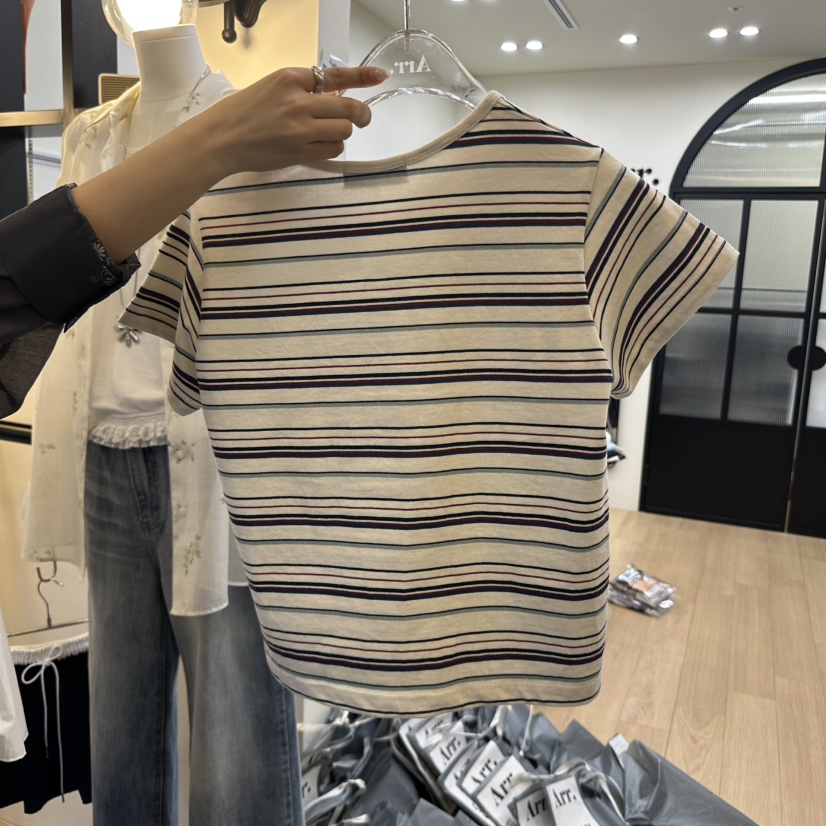ARR韓國直郵㊣女裝新品休閑熱賣25春夏推薦人氣時尚T恤ARRT恤