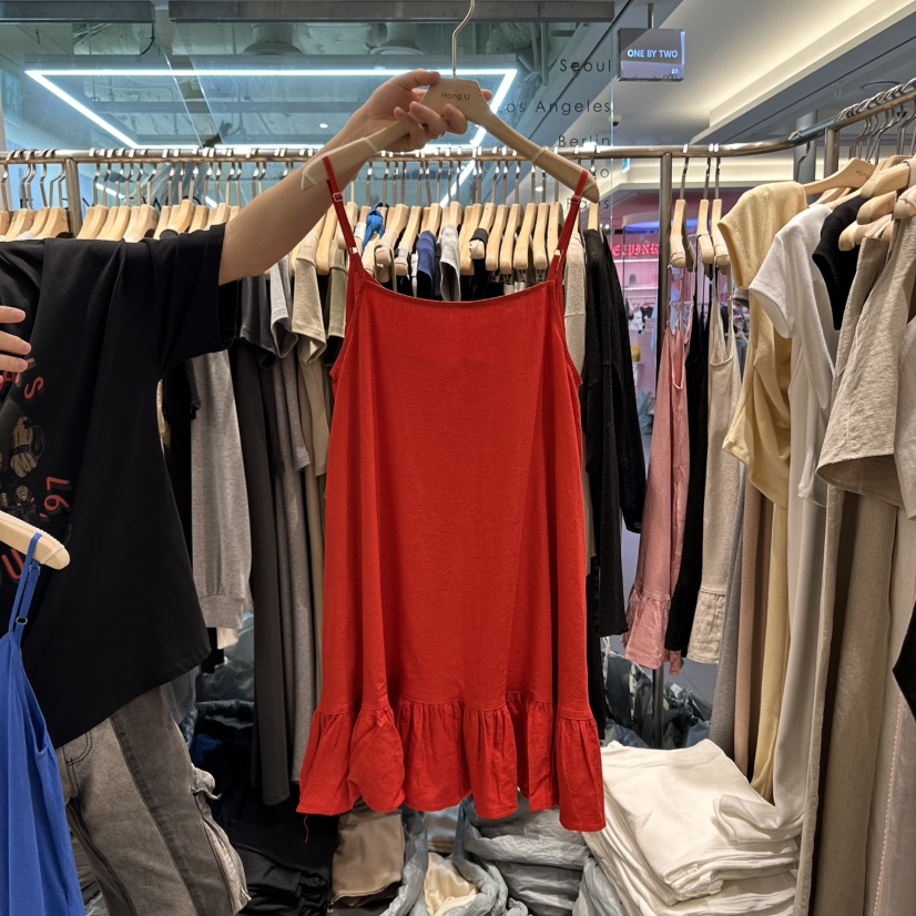 HONG.U直郵韓國代購㊣女裝新品推薦25春夏時尚熱賣吊帶背心HONG.U吊帶/背心圖色2
