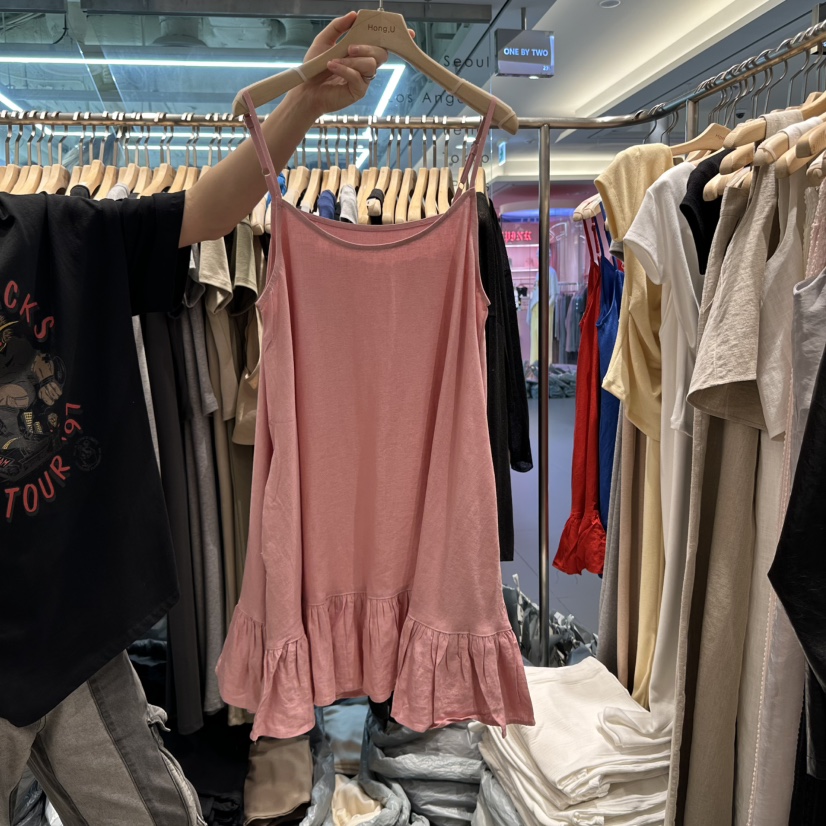 HONG.U直郵韓國代購㊣女裝新品推薦25春夏時尚熱賣吊帶背心HONG.U吊帶/背心圖色3