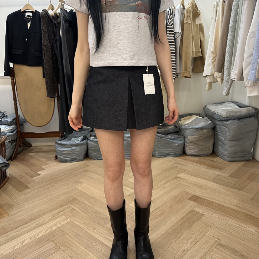 NOWHERE韓國㊣直郵東大門代購女裝新品熱賣推薦時尚休閑裙褲NOWHERE裙褲圖色2