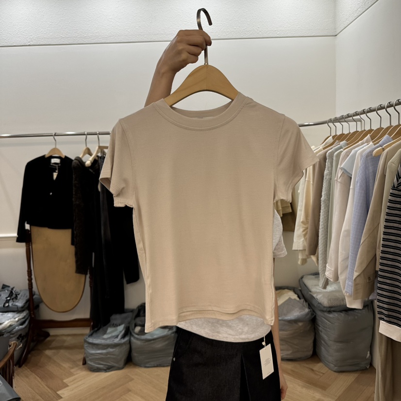NOWHERE韓國直郵㊣女裝新品推薦休閑時尚熱賣25春夏人氣T恤NOWHERET恤圖色2