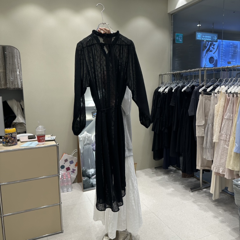 PRIMA LUCE韓國直郵㊣東大門實拍女裝新品推薦連衣裙含腰繩CHARLOTTE連衣裙