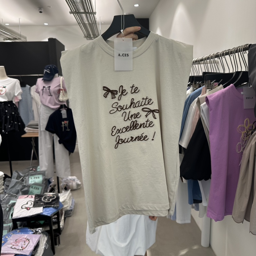 A.CES直郵韓國代購㊣女裝新品時尚休閑熱賣推薦人氣吊帶背心A.CES吊帶/背心圖色3
