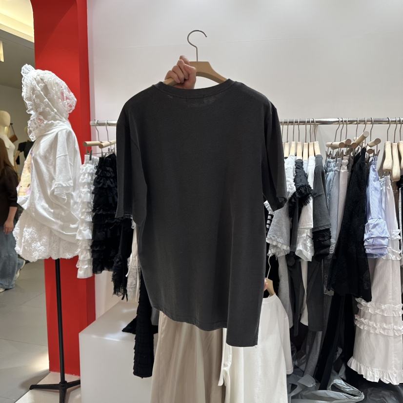 MINI UNNI韓國㊣直郵東大門代購女裝新款熱賣休閑25春夏T恤MINI UNNIT恤
