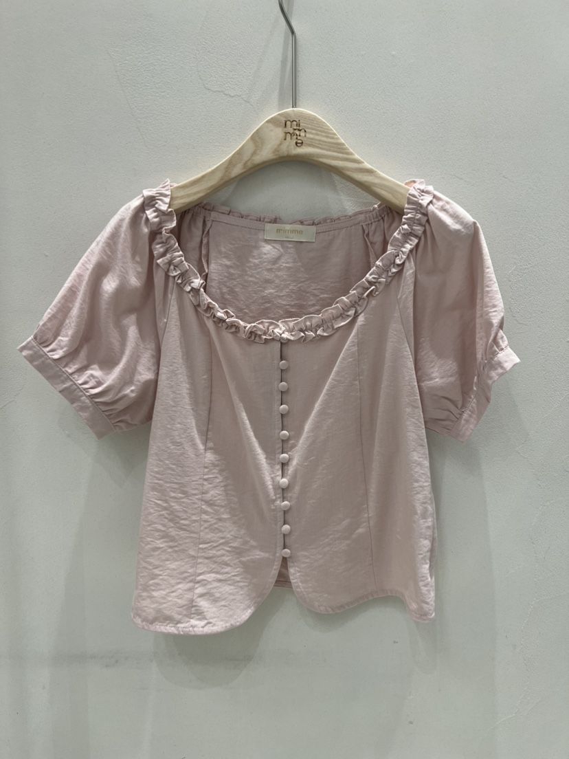 MIMME韓國直郵㊣東大門實拍女裝新品推薦25春夏熱賣襯衫蕾絲衫MIMME襯衫/蕾絲衫圖色2