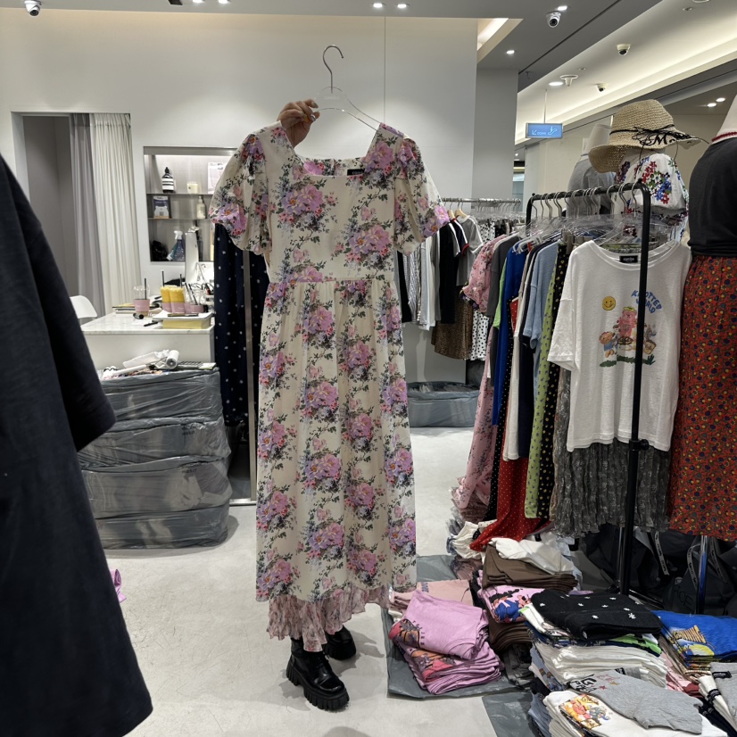 COMBO韓國㊣直郵東大門代購女裝新品25春夏休閑熱賣人氣連衣裙COM_BO連衣裙圖色2