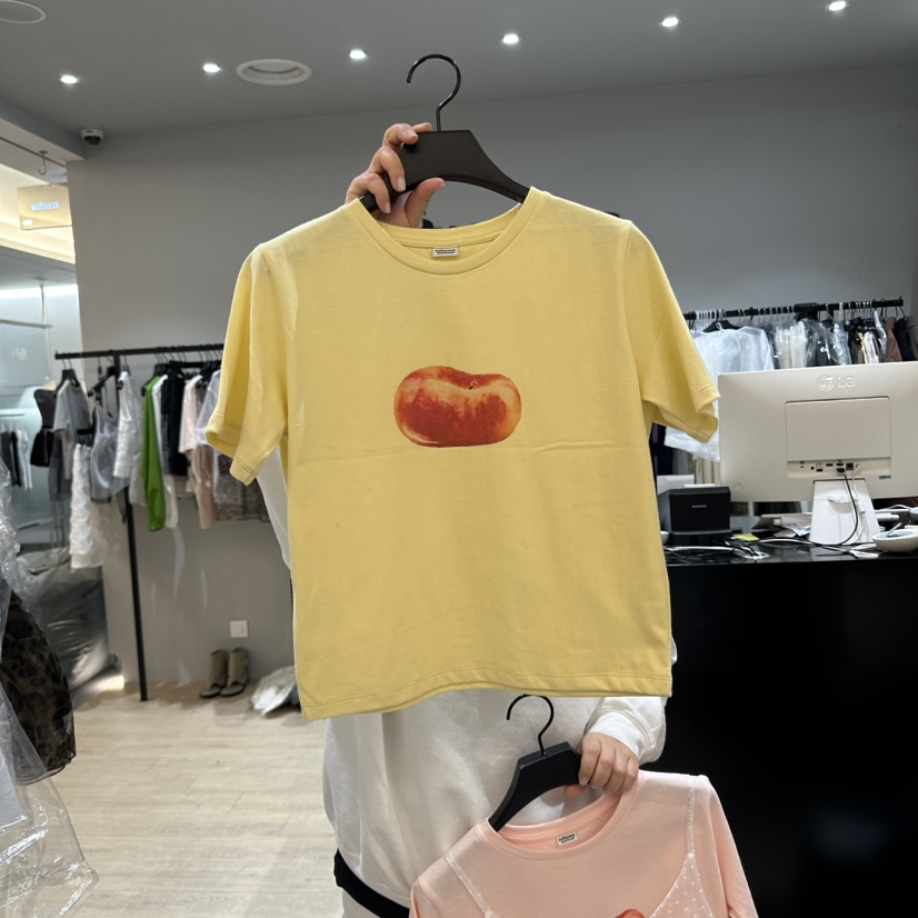 SOFTNESS韓國直郵㊣女裝新品推薦休閑熱賣人氣時尚25春夏T恤Softness/CosmicT恤圖色3