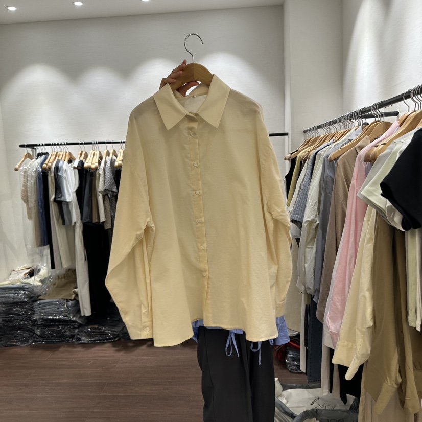 EPIC-S直郵韓國代購㊣女裝新品25春夏休閑推薦熱賣襯衫蕾絲衫EPIC-S襯衫/蕾絲衫圖色4