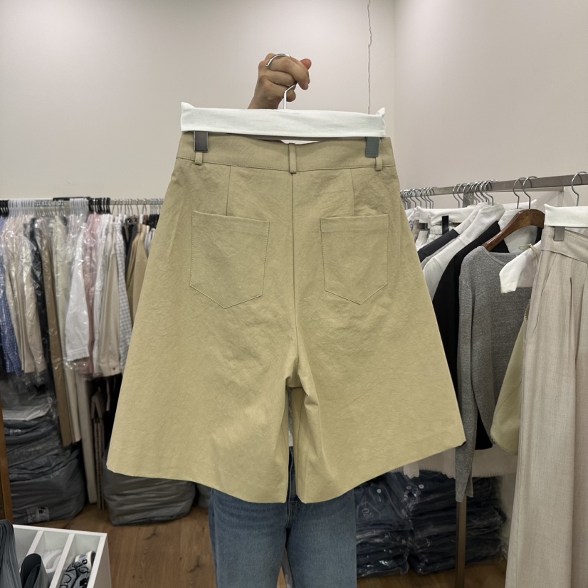 AGO直郵韓國代購㊣女裝新品時尚休閑推薦25春夏短褲不含腰帶AGO短褲