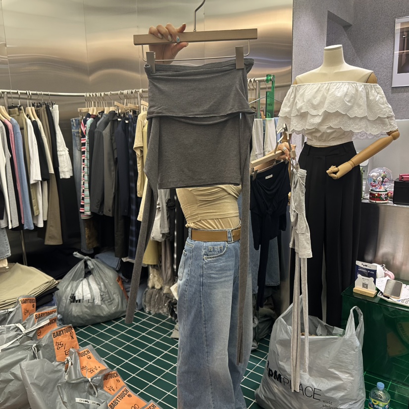 BABYTOUCH韓國直郵㊣東大門實拍女裝新品休閑推薦25春夏吊帶背心BABYTOUCH吊帶/背心圖色3