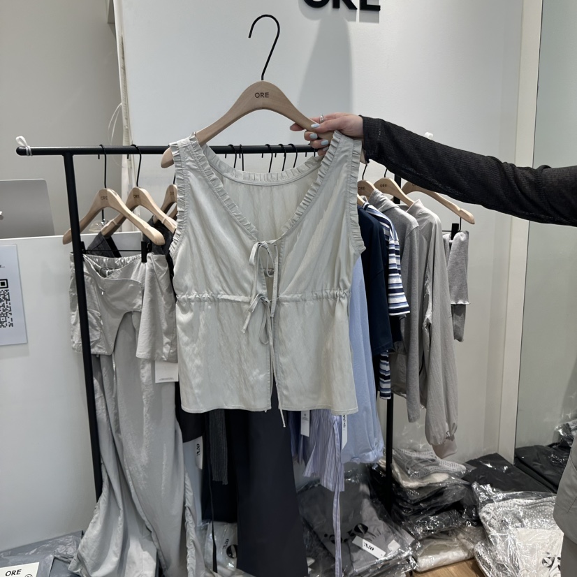 ORE-P韓國㊣直郵東大門代購女裝新品人氣時尚熱賣吊帶背心ORE吊帶/背心圖色2