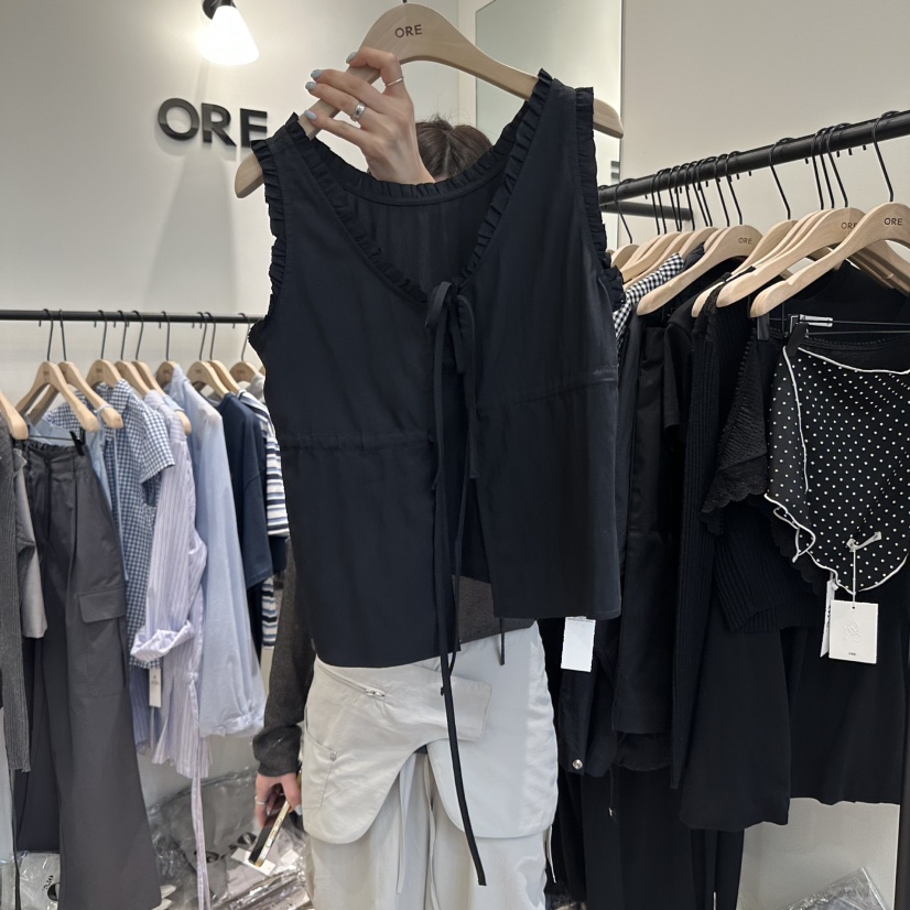 ORE-P韓國㊣直郵東大門代購女裝新品人氣時尚熱賣吊帶背心ORE吊帶/背心圖色3