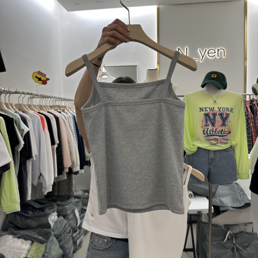 N YEN韓國直郵㊣女裝新品休閑人氣熱賣25春夏推薦吊帶背心N YEN吊帶/背心