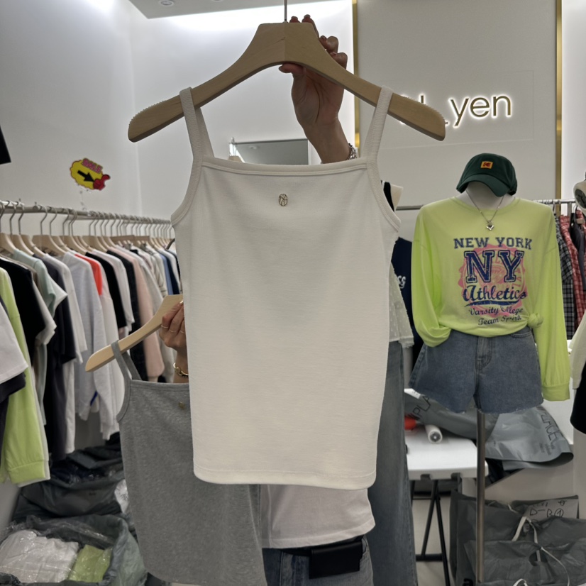 N YEN韓國直郵㊣女裝新品休閑人氣熱賣25春夏推薦吊帶背心N YEN吊帶/背心