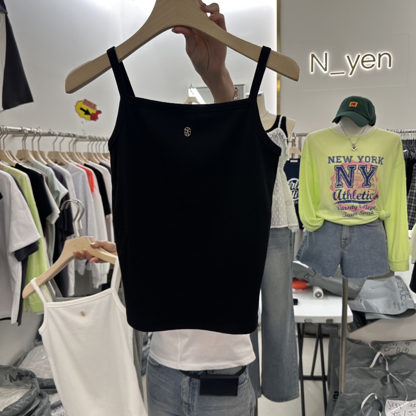 N YEN韓國直郵㊣女裝新品休閑人氣熱賣25春夏推薦吊帶背心N YEN吊帶/背心圖色2