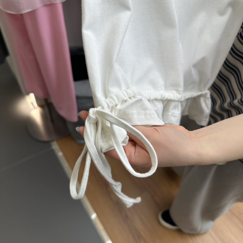 GABIZON韓國直郵㊣女裝新款休閑25春夏人氣推薦時尚T恤荷葉邊GABIZONT恤