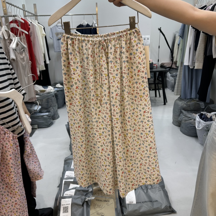 VISUAL SPACE直郵韓國代購㊣女裝新品休閑時尚推薦人氣長裙VISUAL SPACE長裙