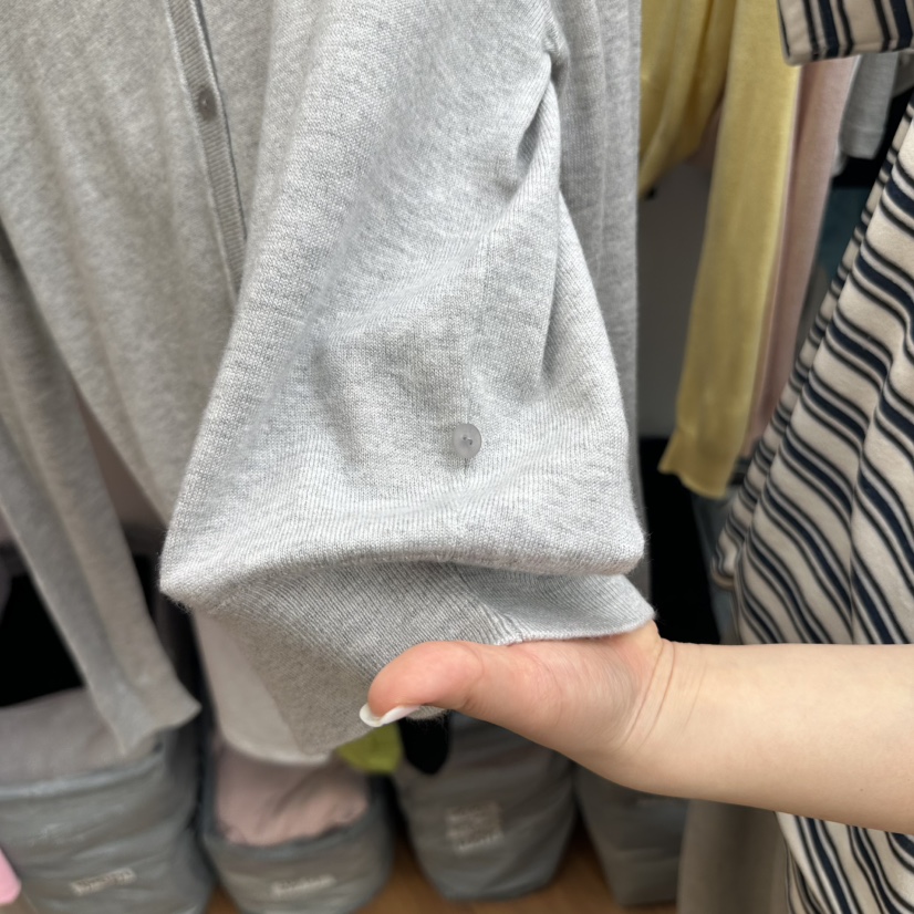 GABIZON直郵韓國代購㊣女裝新品人氣推薦時尚針織衫刺繡開衫GABIZON針織衫