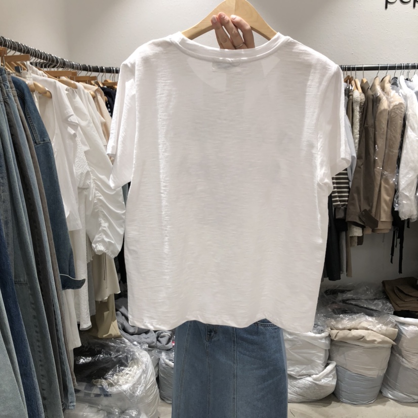 ALMOND PEPE韓國直郵㊣女裝新款時尚推薦休閑人氣25春夏T恤ALMOND PEPET恤
