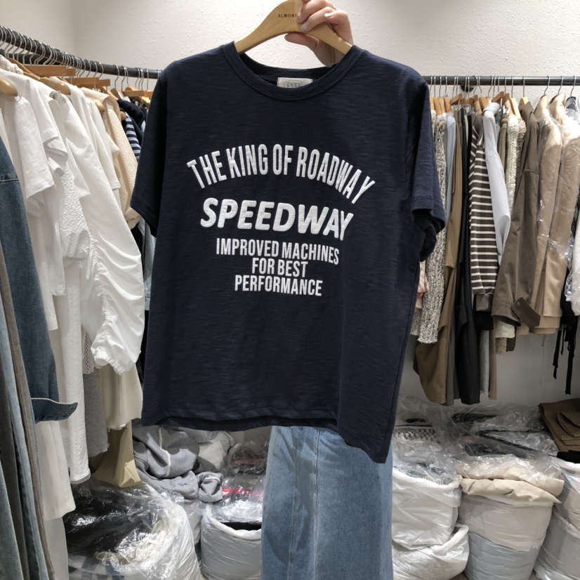 ALMOND PEPE韓國直郵㊣女裝新款時尚推薦休閑人氣25春夏T恤ALMOND PEPET恤圖色3
