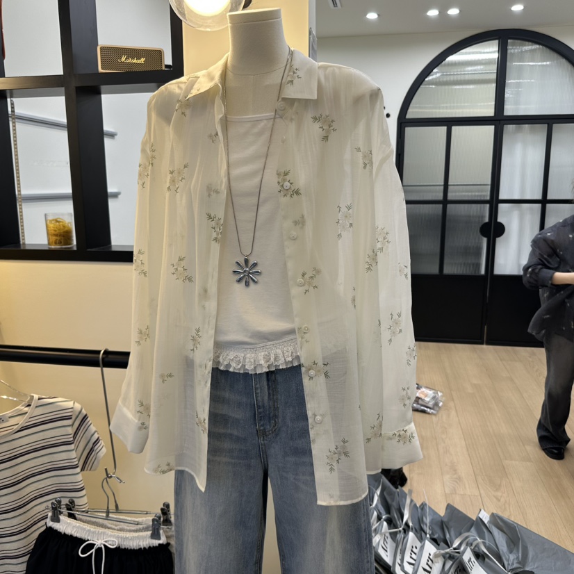 ARR韓國㊣直郵東大門代購女裝新品熱賣推薦人氣休閑襯衫蕾絲衫ARR襯衫/蕾絲衫