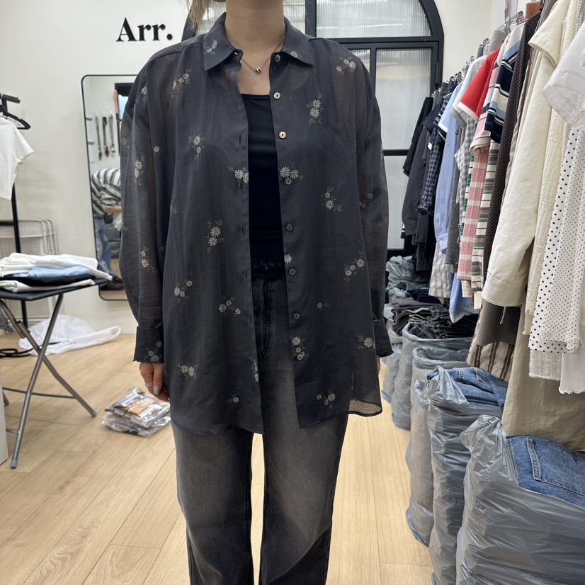 ARR韓國㊣直郵東大門代購女裝新品熱賣推薦人氣休閑襯衫蕾絲衫ARR襯衫/蕾絲衫圖色3