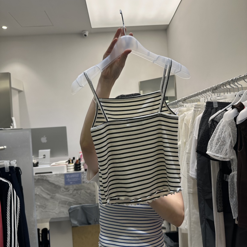 EYEL韓國直郵㊣東大門實拍女裝新品時尚熱賣休閑25春夏吊帶背心EYEL吊帶/背心