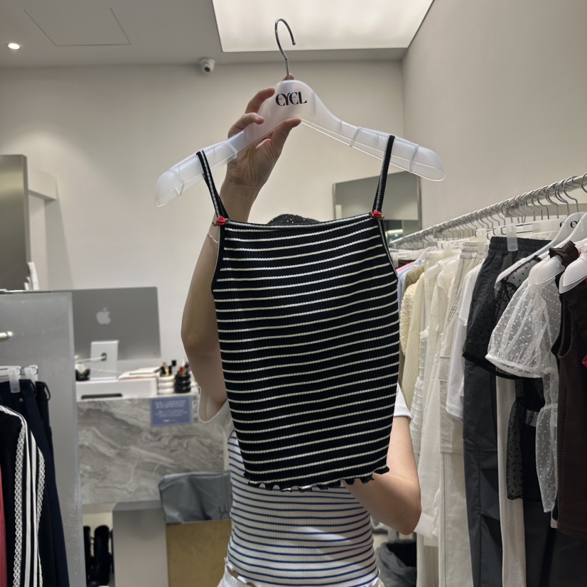 EYEL韓國直郵㊣東大門實拍女裝新品時尚熱賣休閑25春夏吊帶背心EYEL吊帶/背心圖色3
