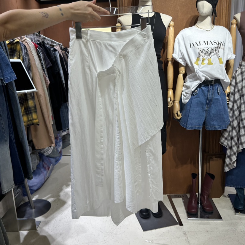 AMOUR韓國直郵㊣女裝新品休閑人氣25春夏熱賣時尚推薦長裙AMOUR長裙