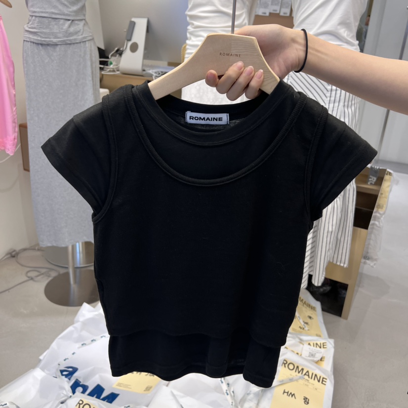 ROMAINE韓國直郵㊣東大門實拍女裝新品休閑推薦25春夏時尚套裝ROMAINE套裝圖色1