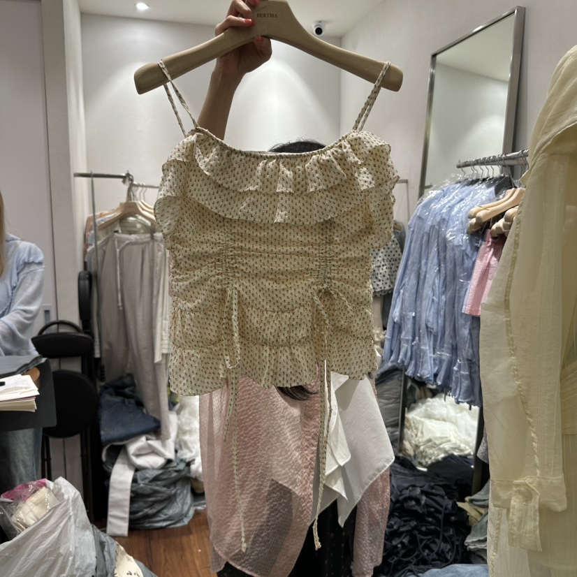 BERTHA直郵韓國代購㊣女裝新品25春夏休閑人氣熱賣吊帶背心BERTHA吊帶/背心圖色2